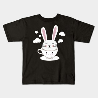 Take a Cup of Bunny Kids T-Shirt